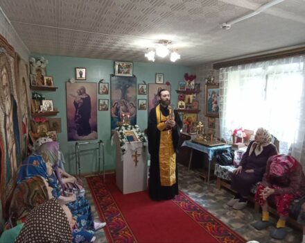 Духовное окормление ветеранов: посещение нашим настоятелем дома-интерната